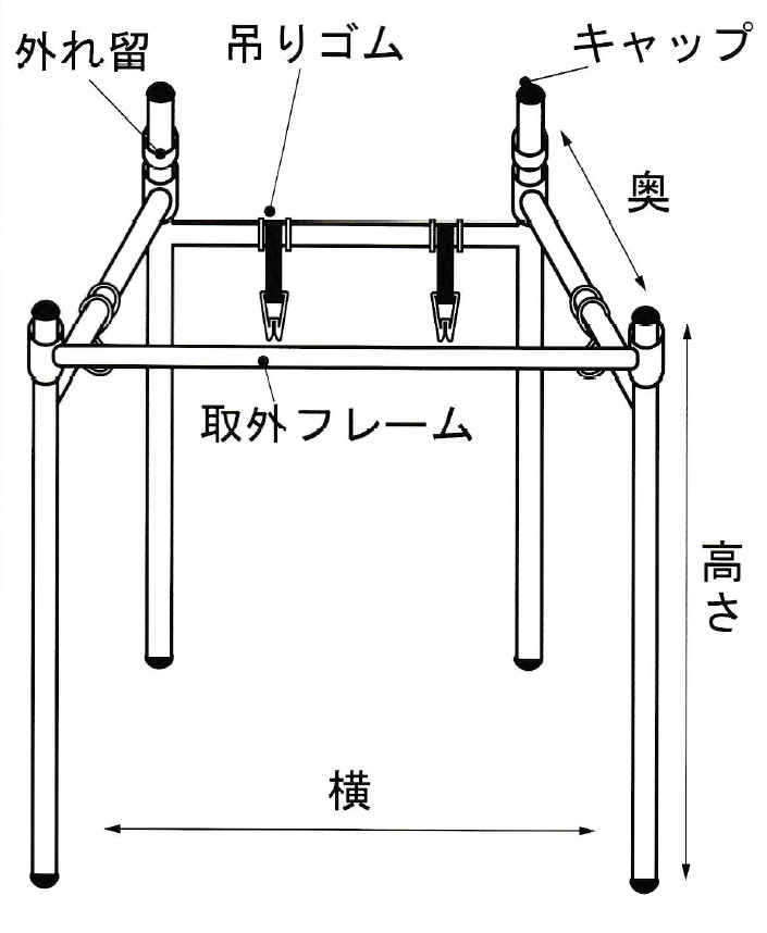 フレコンスタンドの参考図